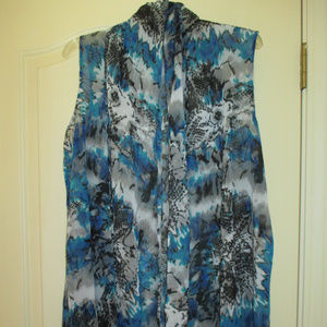 Beverly Drive Long Buttonless Tunic/Duster 16-18W
